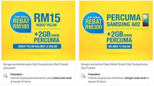 Semakan Bantuan Jaringan Prihatin B40 2021 Maxis, Digi, Celcom, Yes