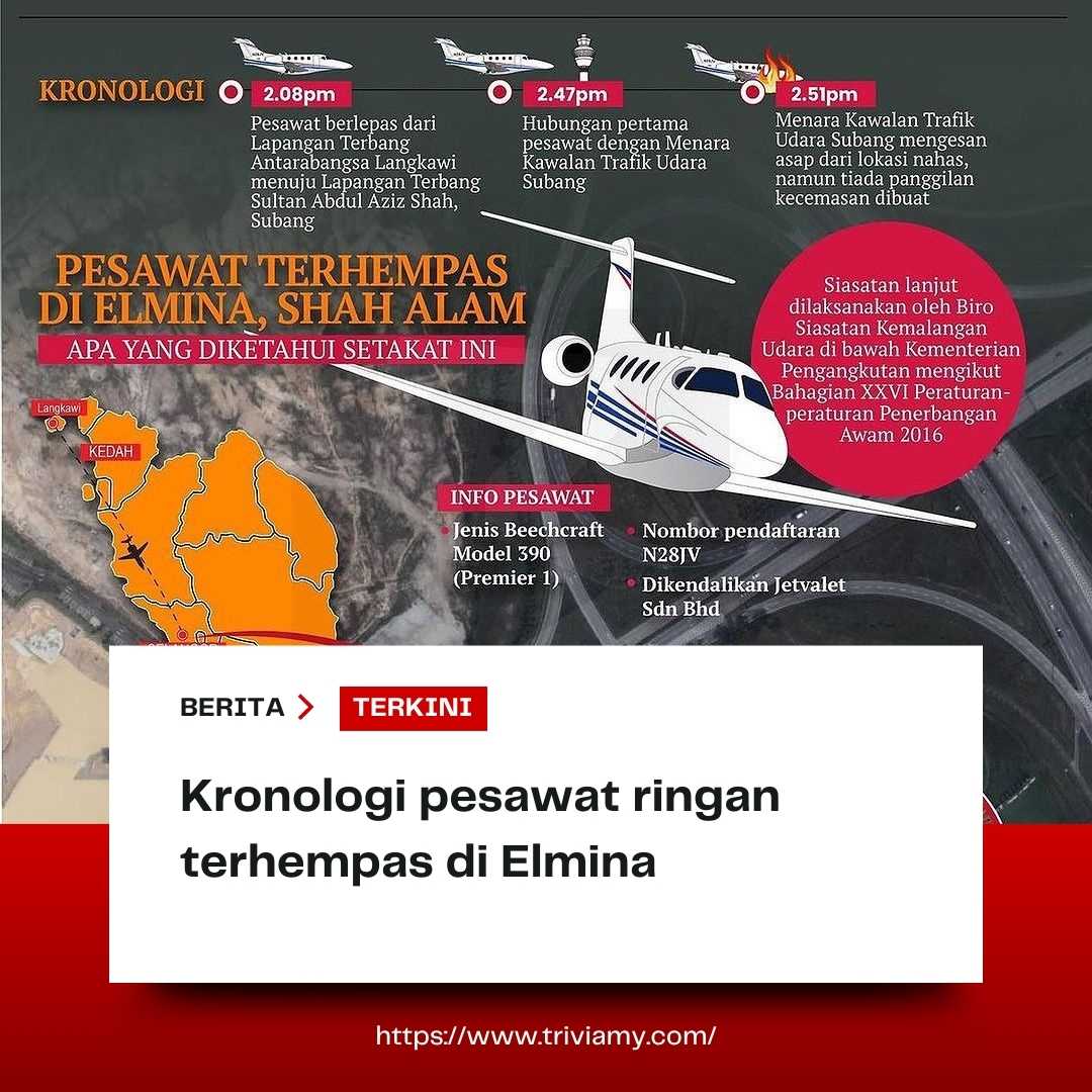 Pesawat Terhempas Di Elmina