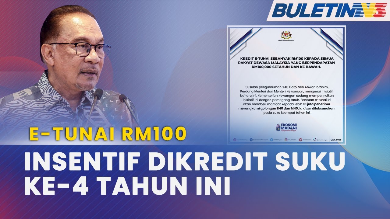 Bantuan E-Tunai RM100 : Cara Mohon & Syarat Kelayakan